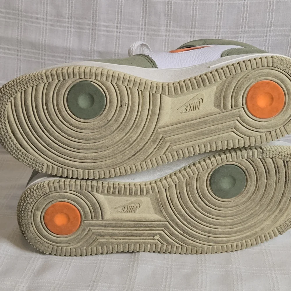 Men's Size 8‎ - Nike Air Force 1 Mid QS "Jewel Oil Green"  Good Condition - Picture 5 of 10